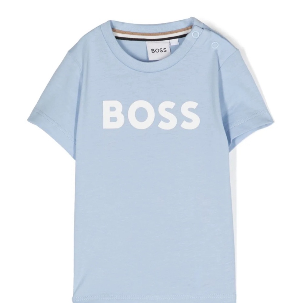 BOSS Boys Blue T-Shirt Size 12